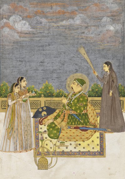 Emperor Muhammad Shah, c.1735 by Mughal School